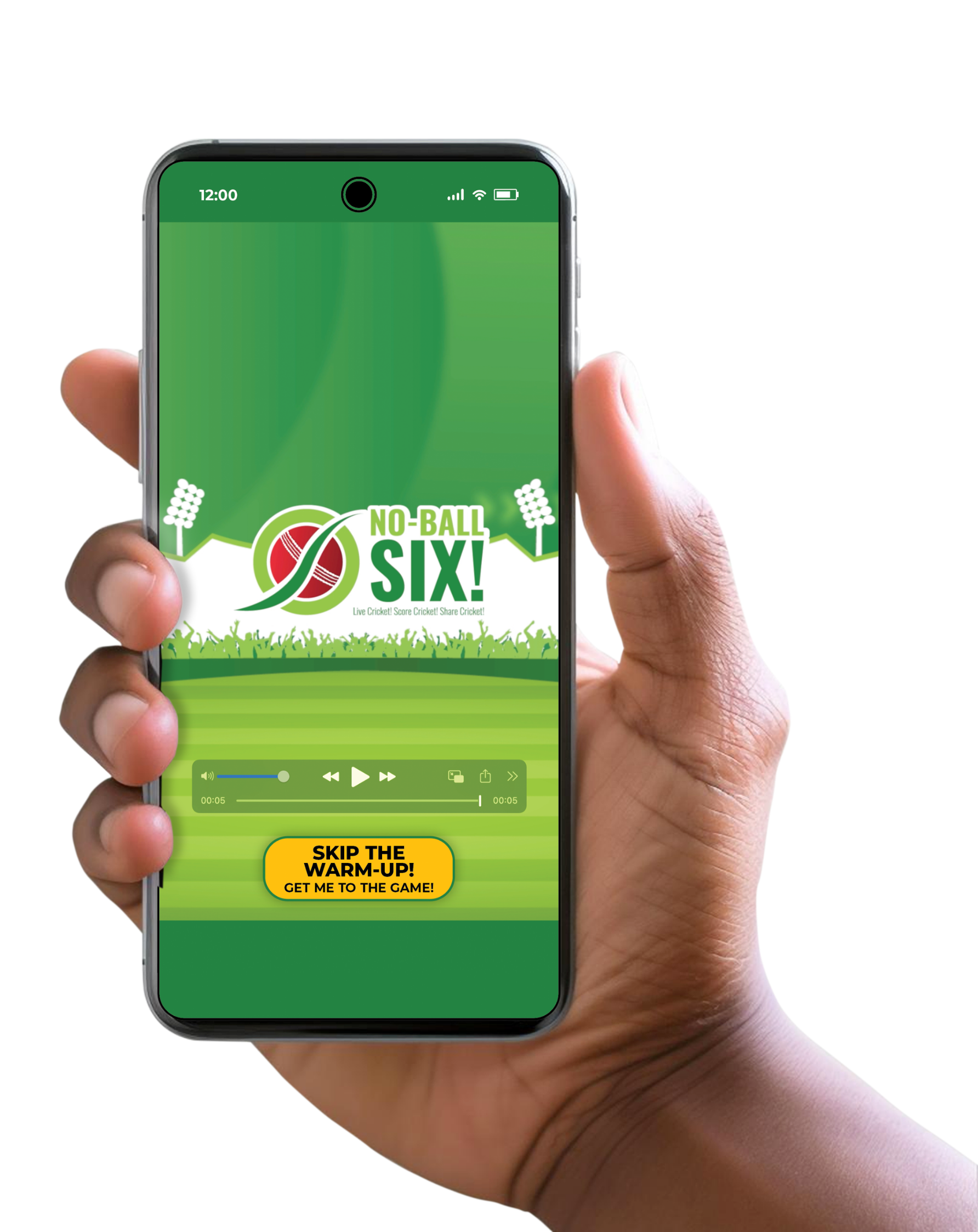 No-Ball Six App Mockup